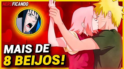 sakura e naruto se beijando|TODOS OS BEIJOS QUE O NARUTO JÁ DEU .